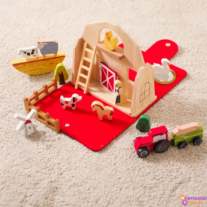 Wooden Farm Set