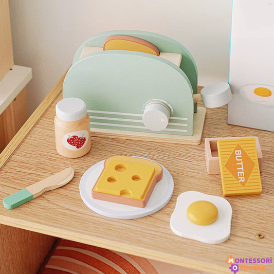 Montessori Wooden Breakfast Set