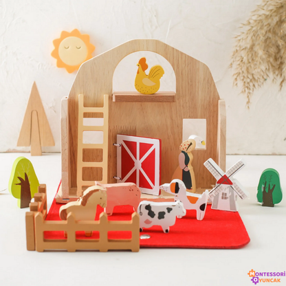 Wooden Farm Set