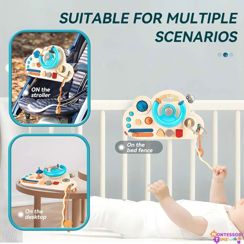 Educational Steering Wheel Montessori Time
