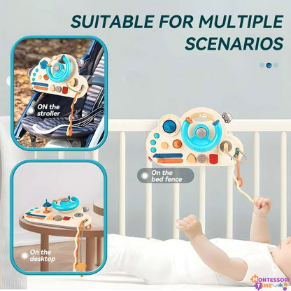 Educational Steering Wheel Montessori Time