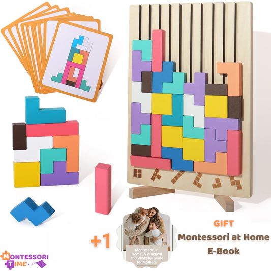 Montessori Wooden Tetris