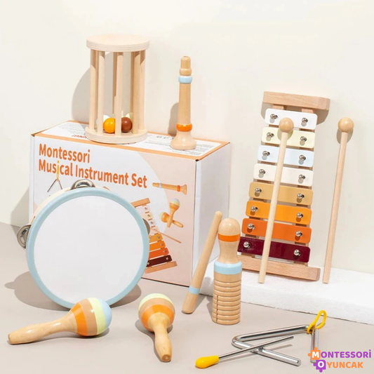 Wooden Musical Instrument Set-7 Pieces