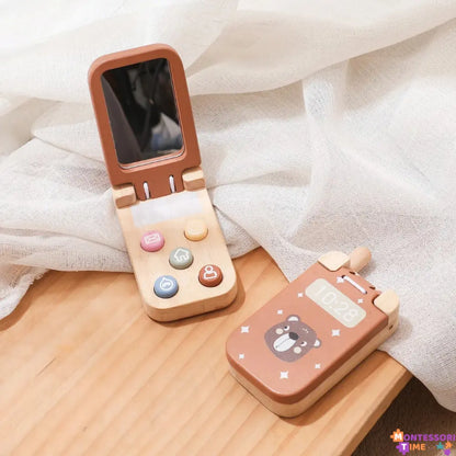 My First Montessori Wooden Phone Montessori Time