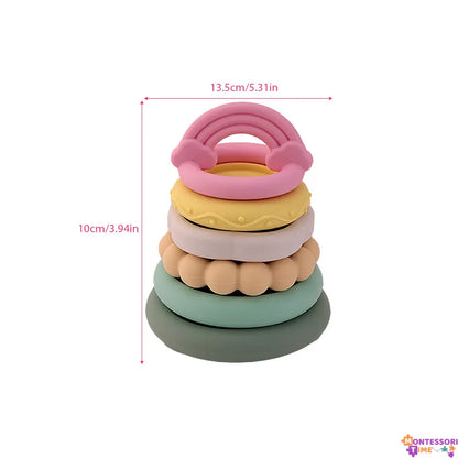 Teether Tower for Babies Montessori Time