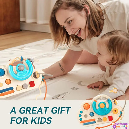 Educational Steering Wheel Montessori Time