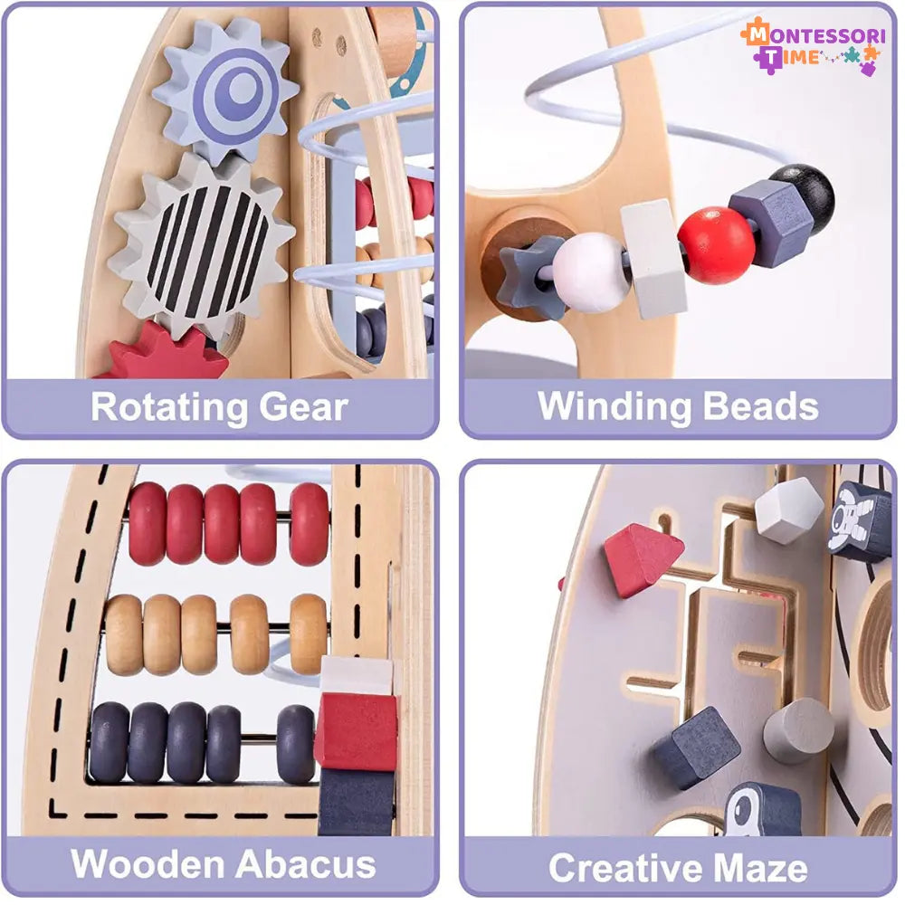 Montessori Wooden Rocket Montessori Time