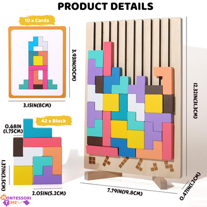 Montessori Wooden Tetris