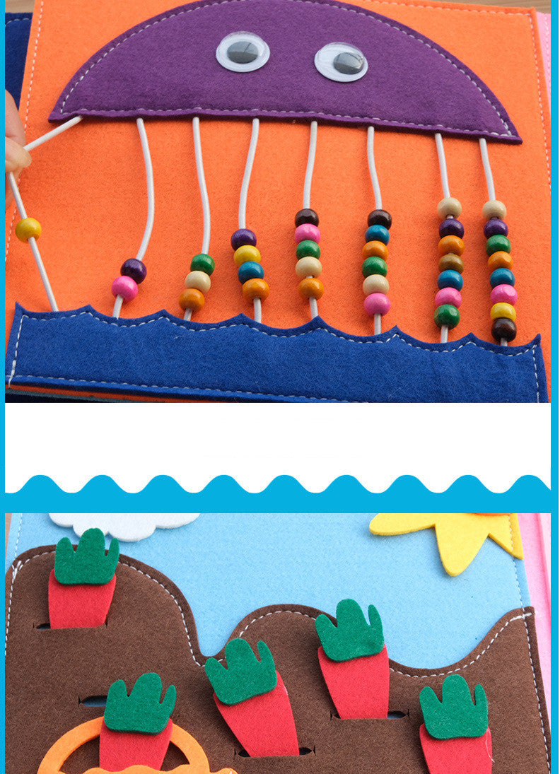 Montessori Educational Felt Book