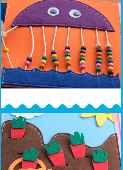 Montessori Educational Felt Book