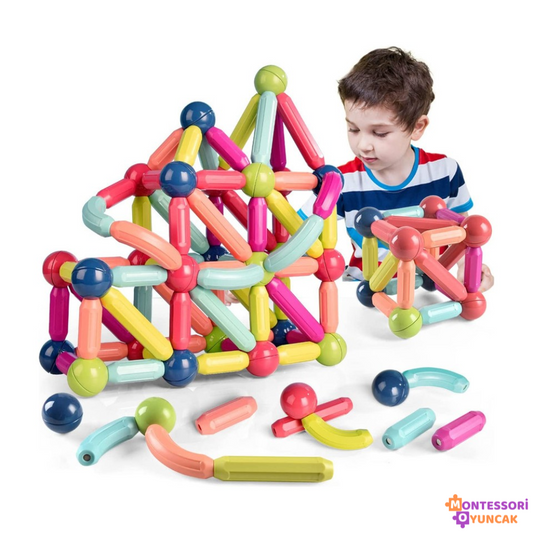 Montessori Magnetic Building Toy