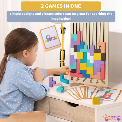Montessori Wooden Tetris