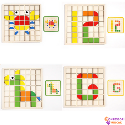 Montessori Wooden Mosaic