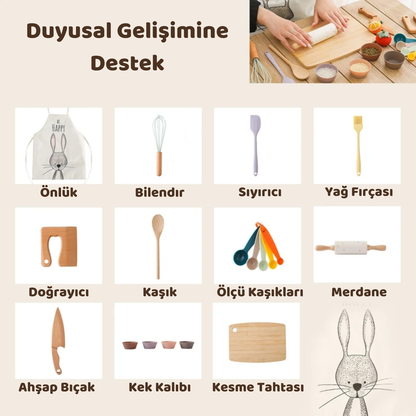 Montessori Rabbit Themed Kitchen Set