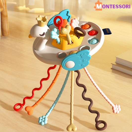 Montessori Princess Swan Pull Toy