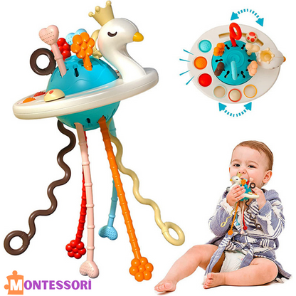 Montessori Princess Swan Pull Toy