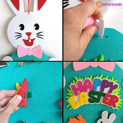Montessori Cute Felt Rabbit