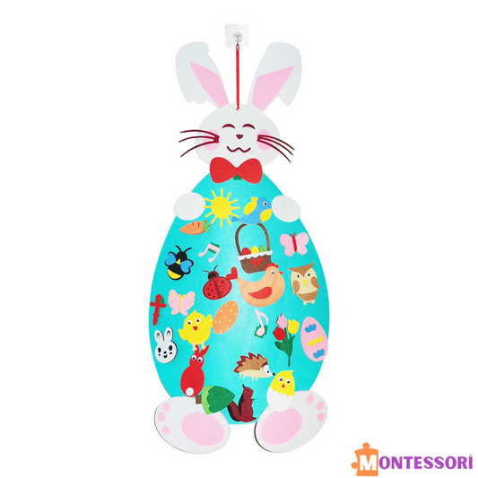Montessori Cute Felt Rabbit