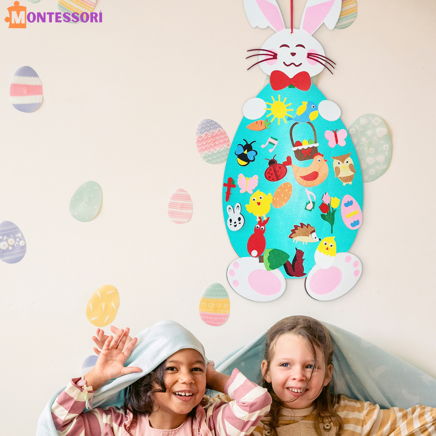 Montessori Cute Felt Rabbit