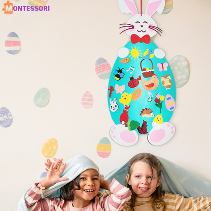 Montessori Cute Felt Rabbit