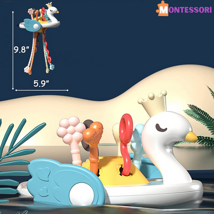 Montessori Princess Swan Pull Toy
