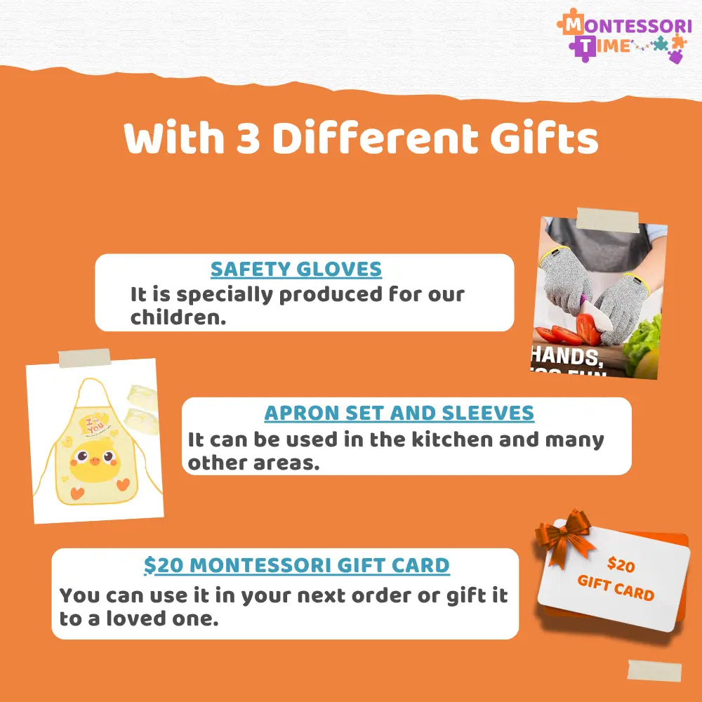 Montessori Kitchen Set 18 Pieces Montessori