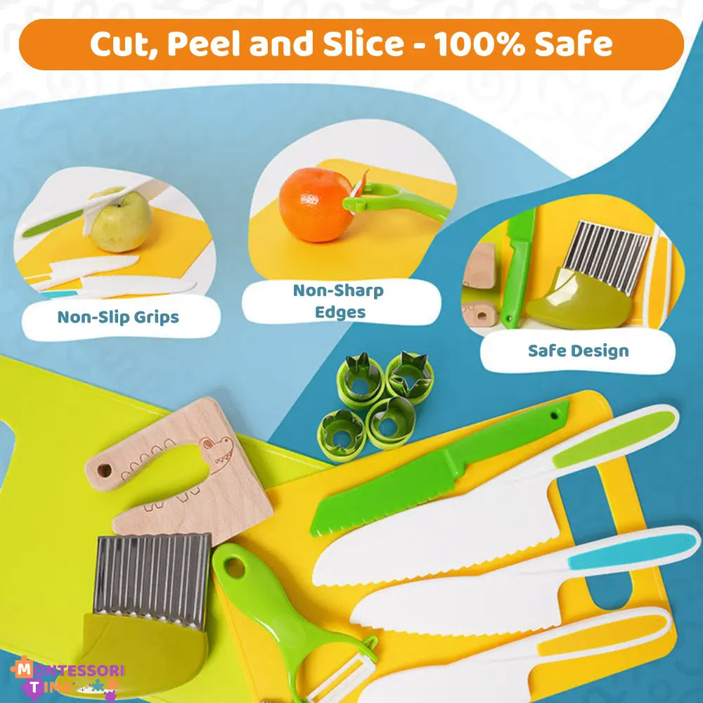 Montessori Kitchen Set 18 Pieces Montessori