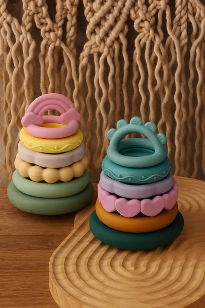 Teether Tower for Babies Montessori Time