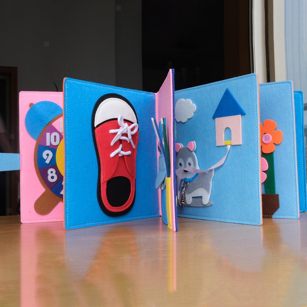 Montessori Educational Felt Book