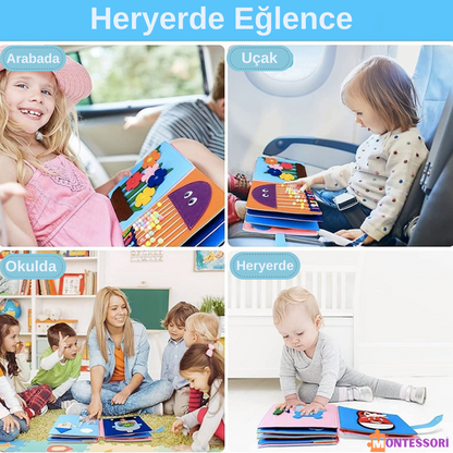 Montessori Educational Felt Book