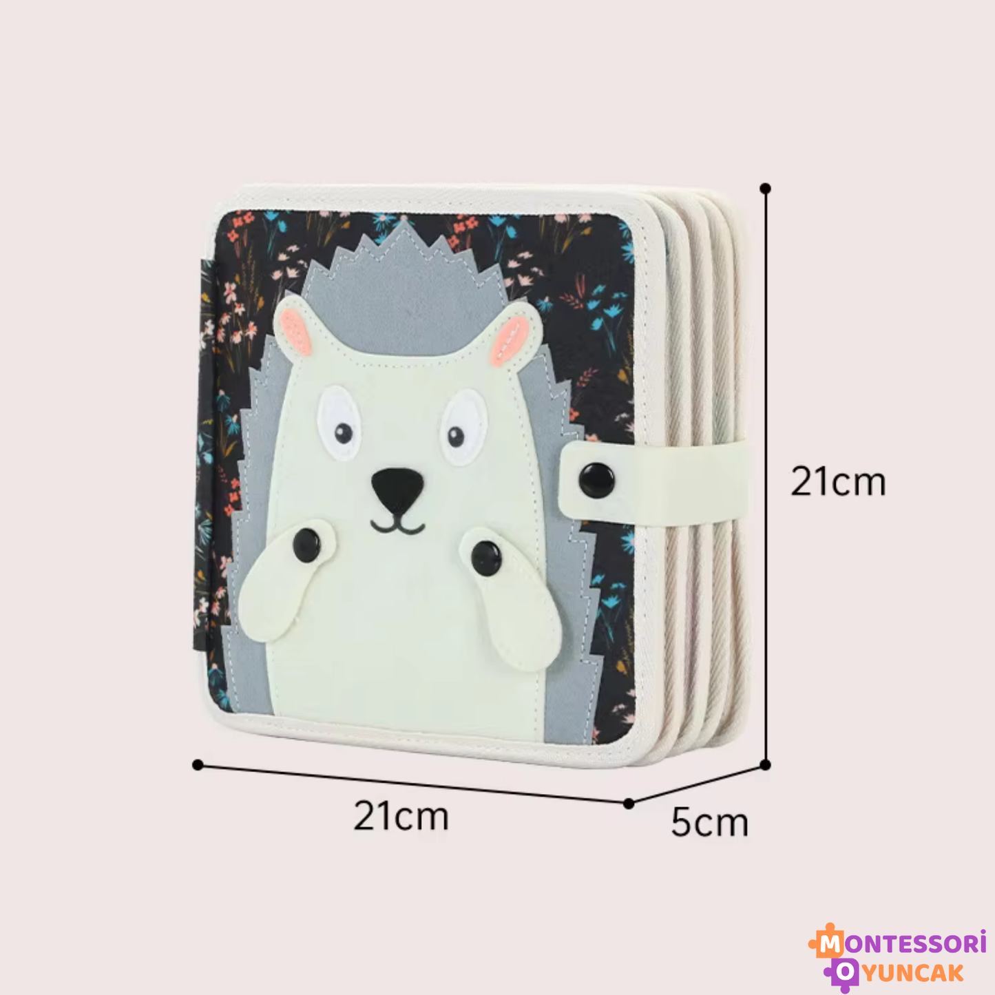 Cute Hedgehog Felt Book