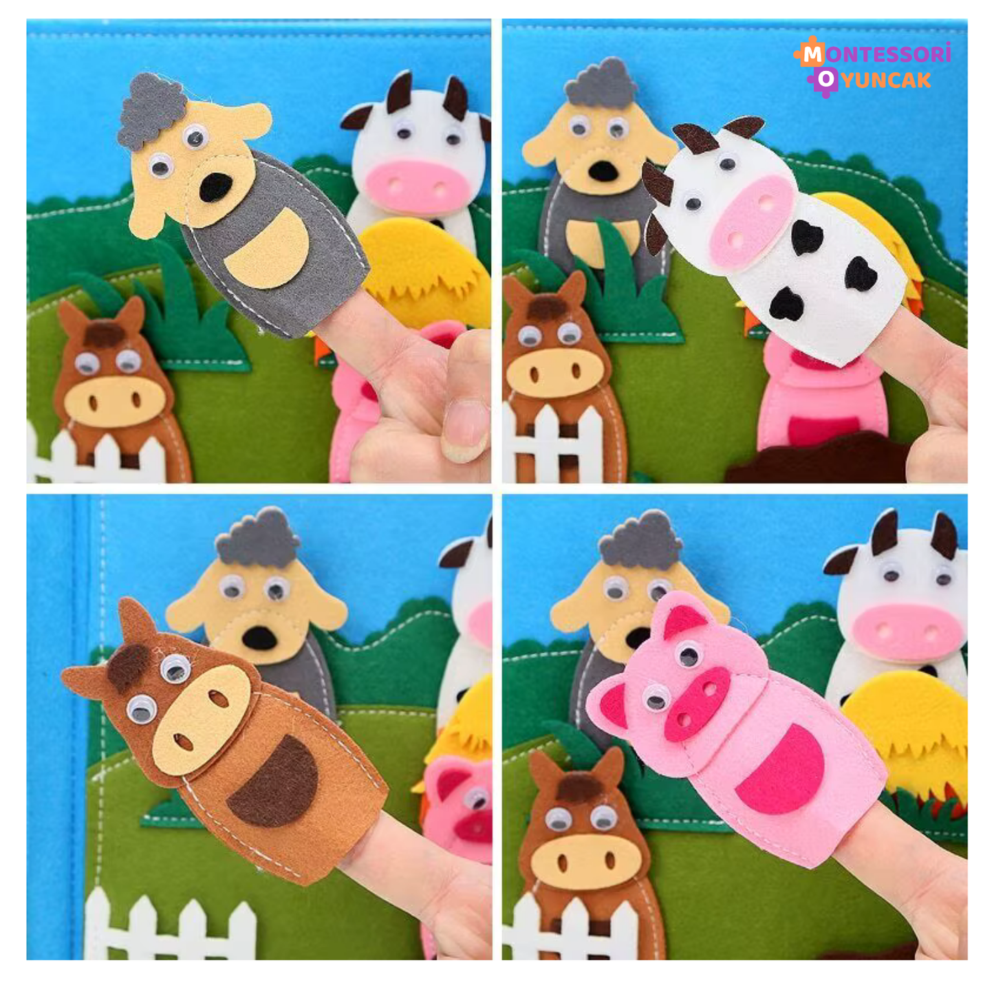Farm felt book