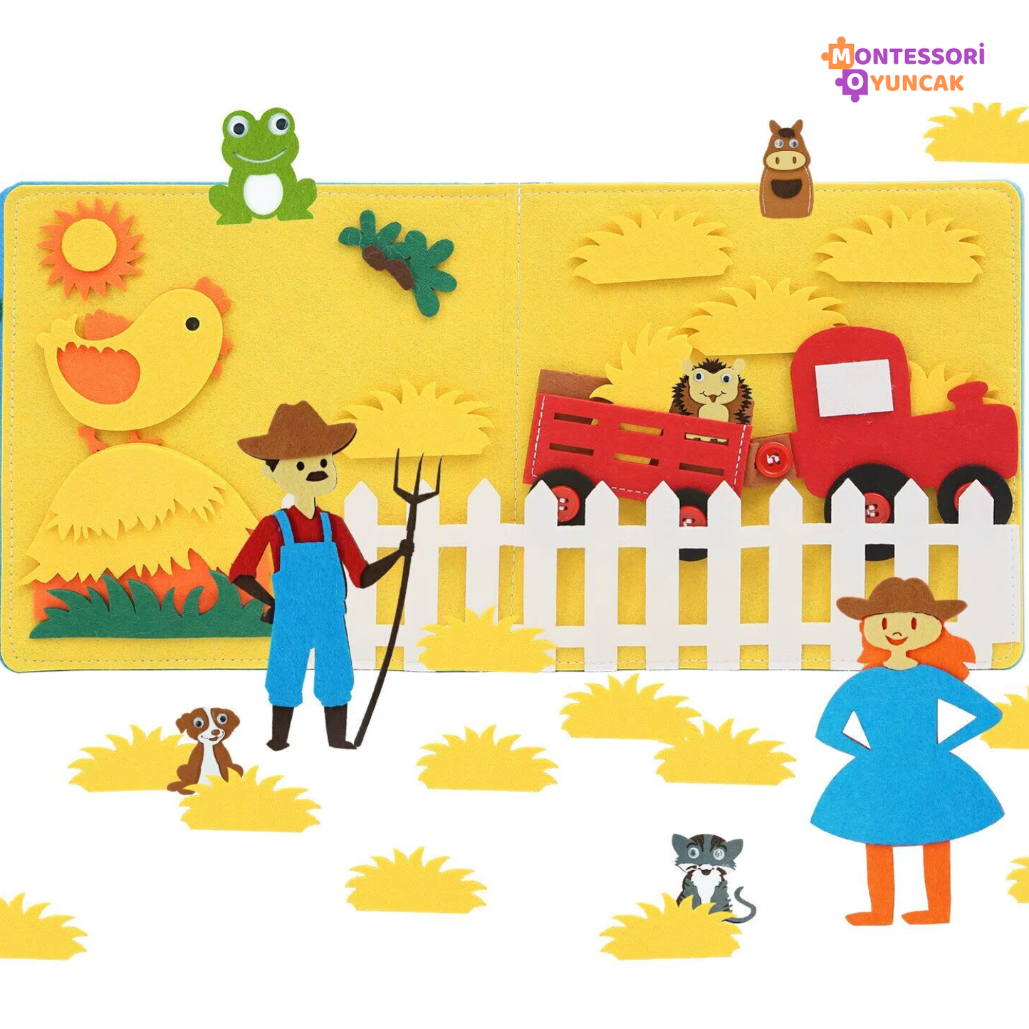Farm felt book
