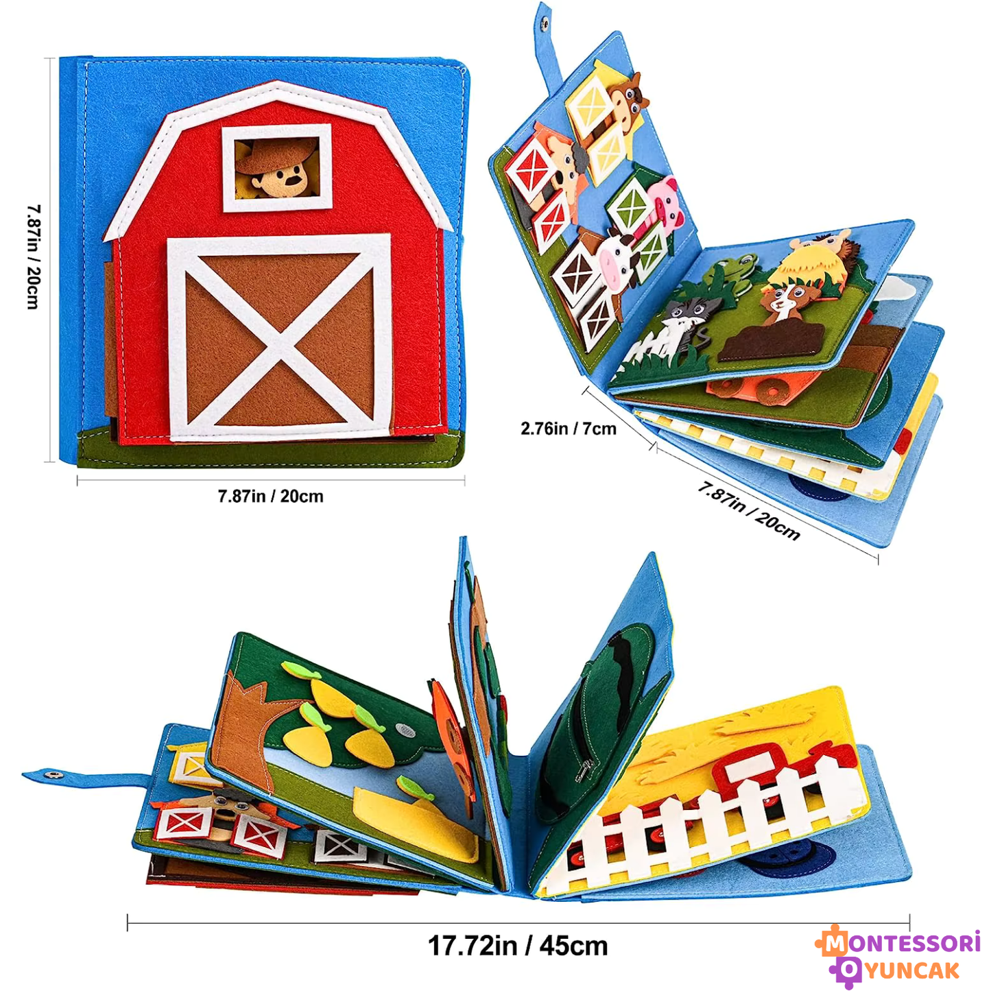 Farm felt book