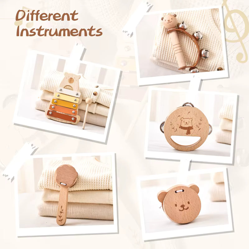 Wooden Gift Set 5-Piece Montessori