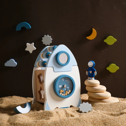 Montessori Wooden Rocket