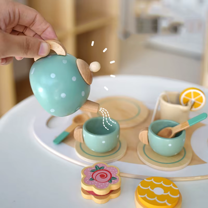 Wooden Tea Set