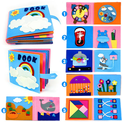 Montessori Educational Felt Book