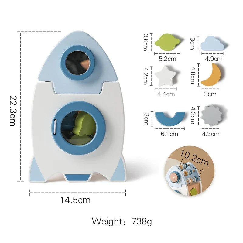 Montessori Wooden Rocket