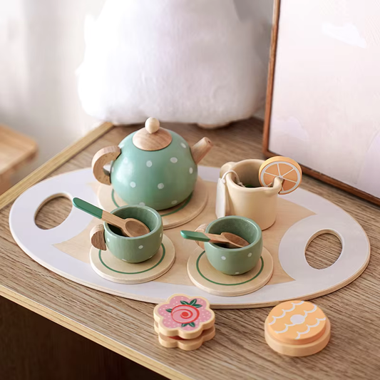 Wooden Tea Set