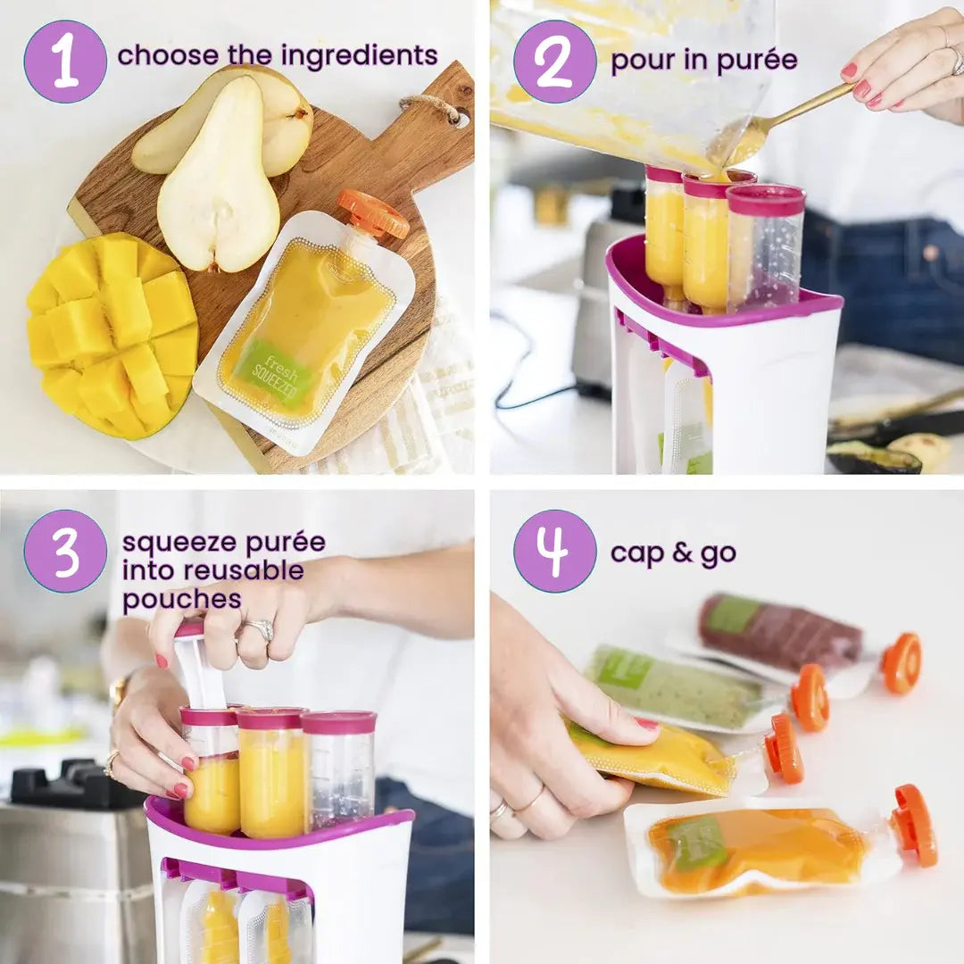 Homemade Pouch Maker-Fresh Baby Food in Seconds
