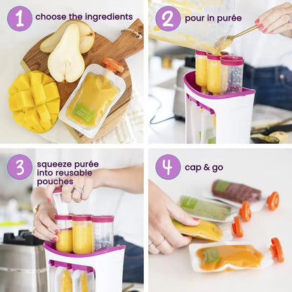Homemade Pouch Maker-Fresh Baby Food in Seconds