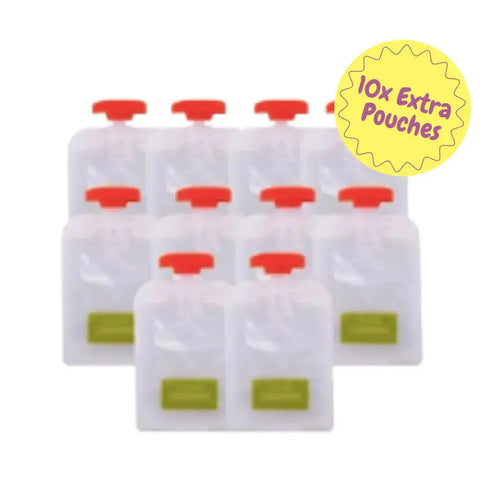 10x Extra Baby Food Pouches