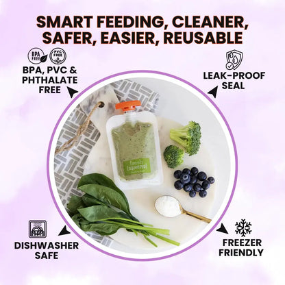 Homemade Pouch Maker-Fresh Baby Food in Seconds