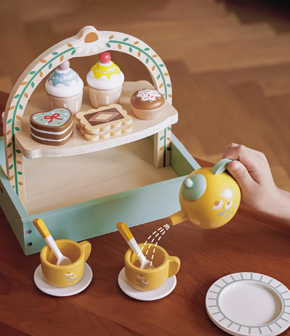 Wooden Tea Set