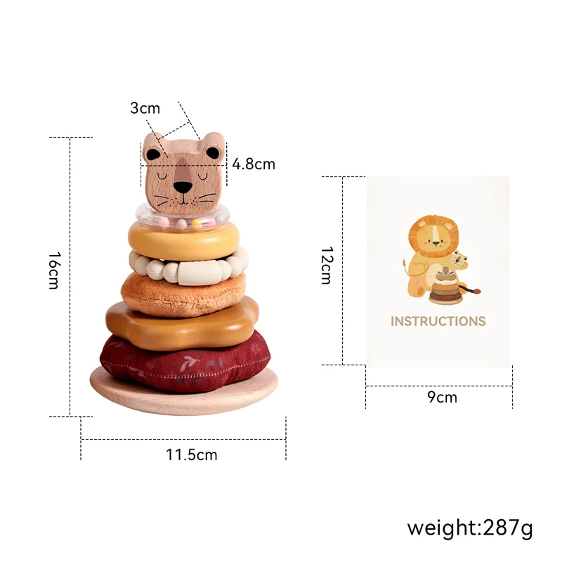 Wooden Montessori Lion