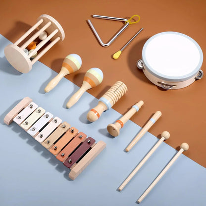 Wooden Musical Instrument Set-7 Pieces Montessori