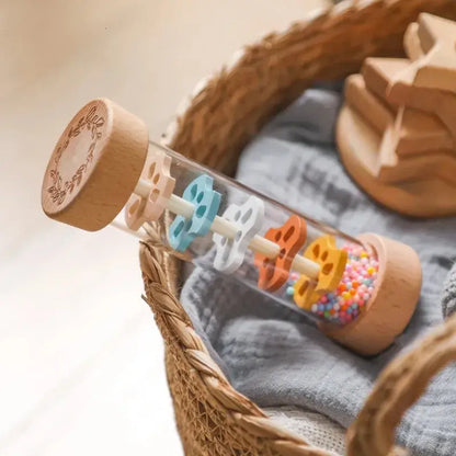 Wooden Montessori Developmental Rattle Montessori Time