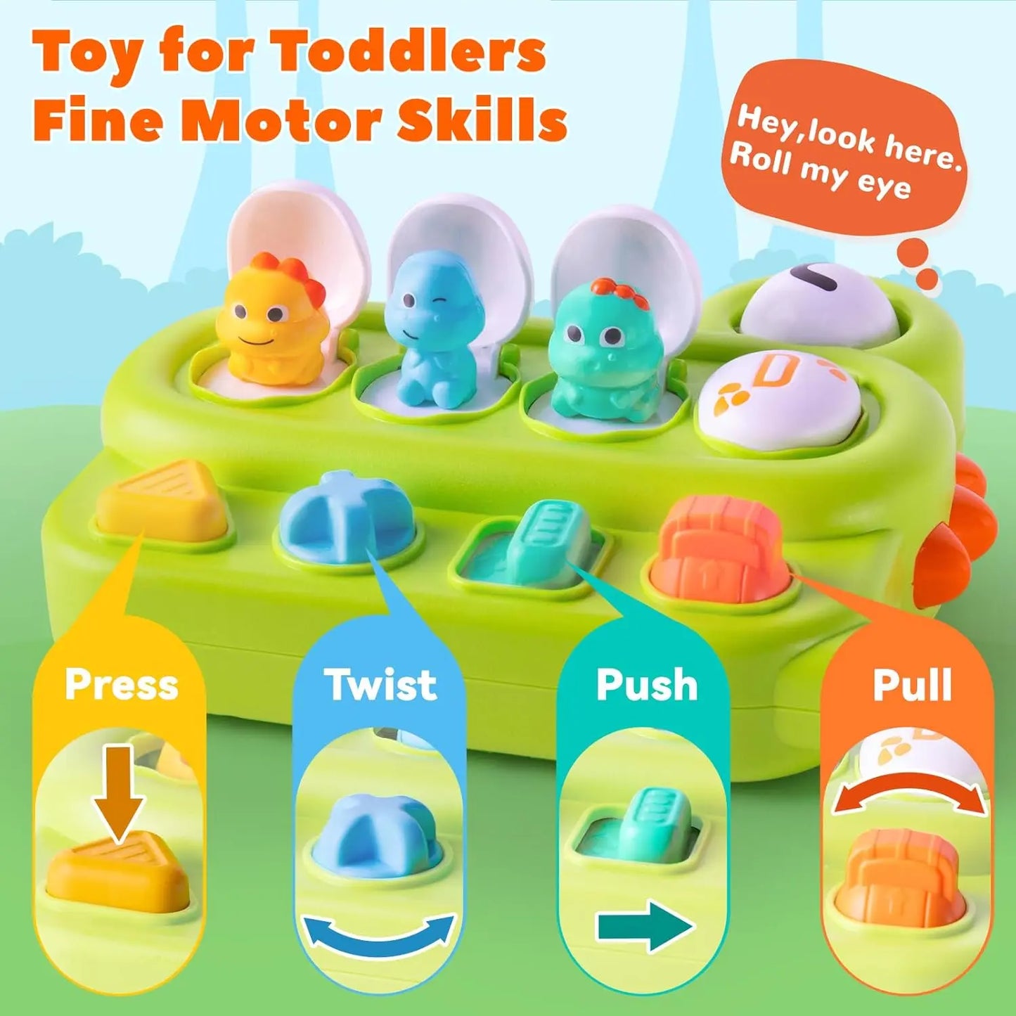 Sensory Dinosaur Toy Montessori