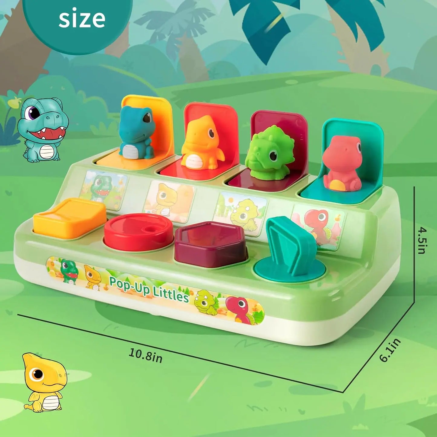 Hide and Seek Dinosaur Game Montessori